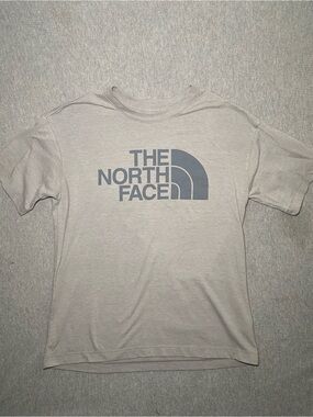 The North Face Womens XS Light Gray Half Dome Logo T-Shirt